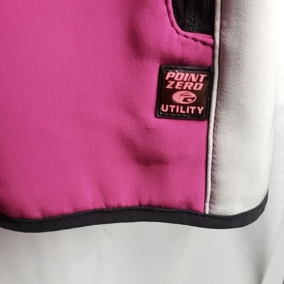 POINT  ZERO women's jacket Utility pink grey fleece lined - Picture 11 of 11